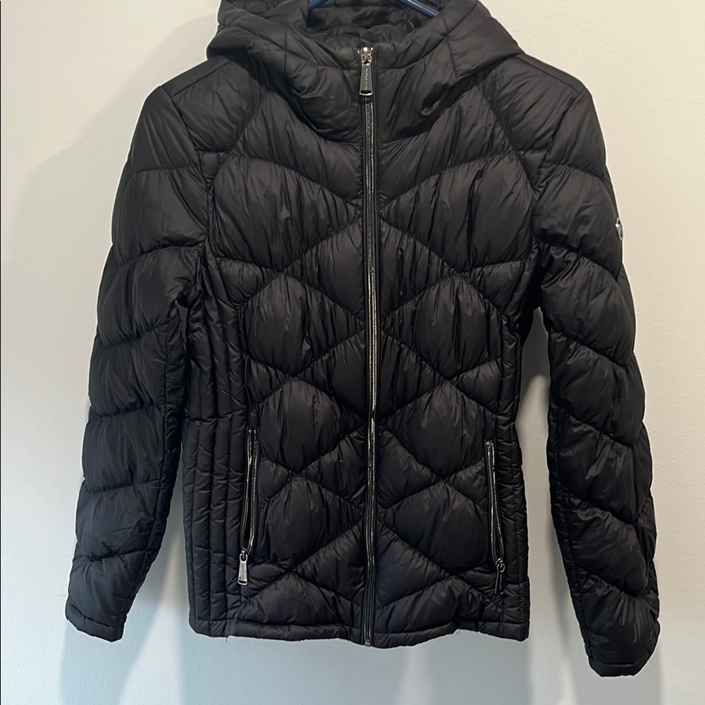 Michael Kors Black Quilted Women's Jacket Medium
